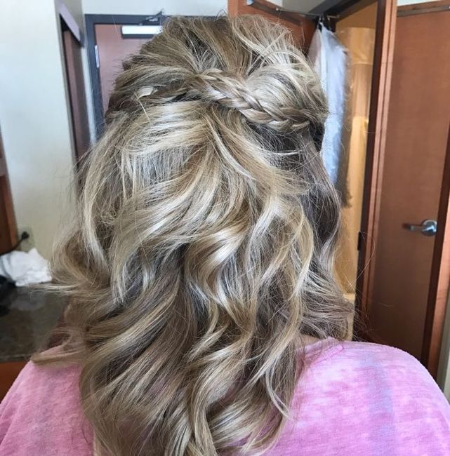 Please show me your half up/half down hairstyles!