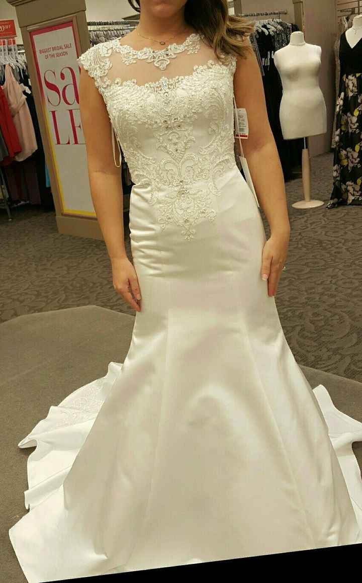 Found my dress on the first day