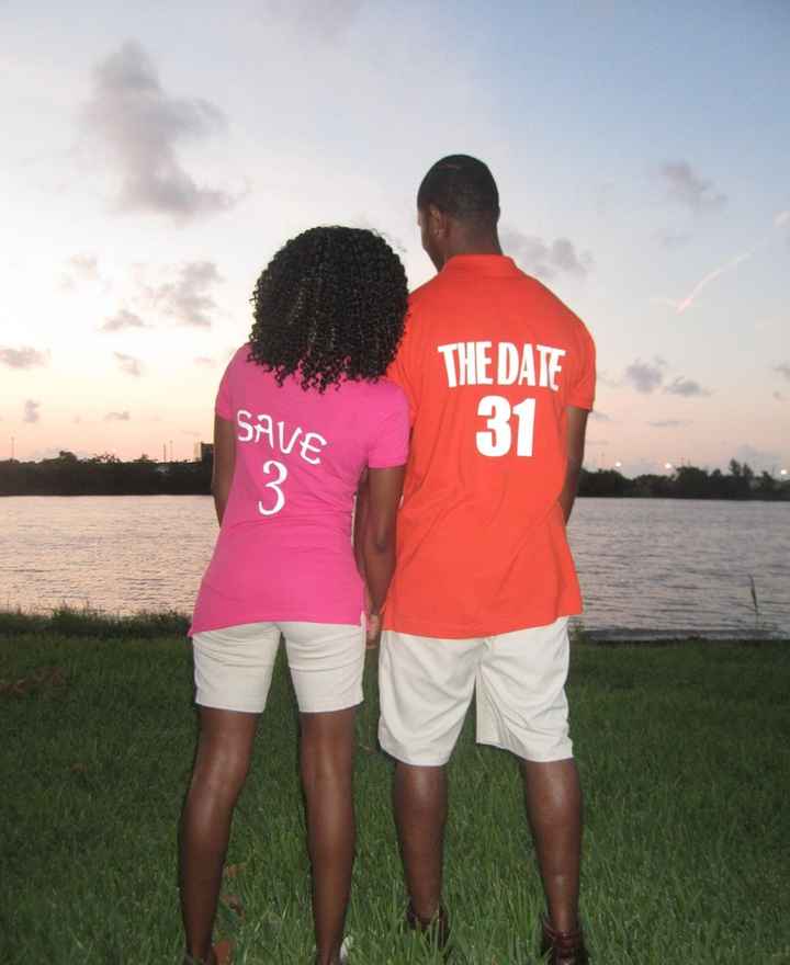 Save the dates are in the mail! (pics)