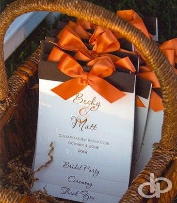 All about wedding programs...Let's see what you are doing