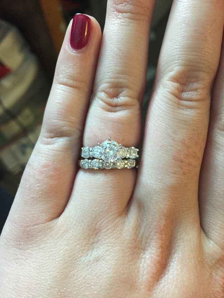 Engagement ring/wedding ring