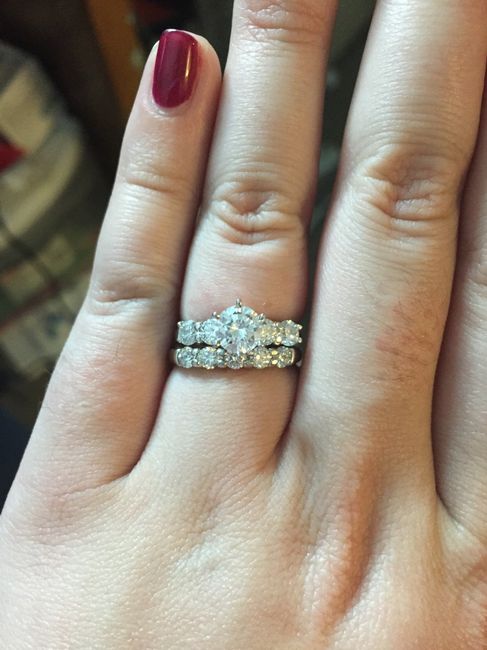 Picked out my wedding band today!! Pics