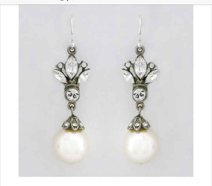 Bride earrings for the wedding - 1