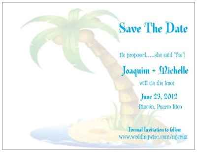 My Save the Dates