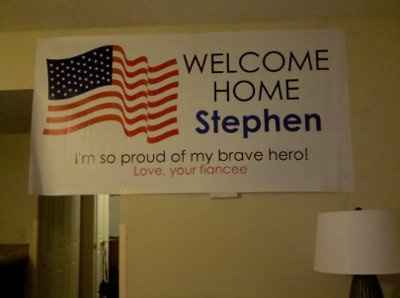 Back home from visiting my sailor :)