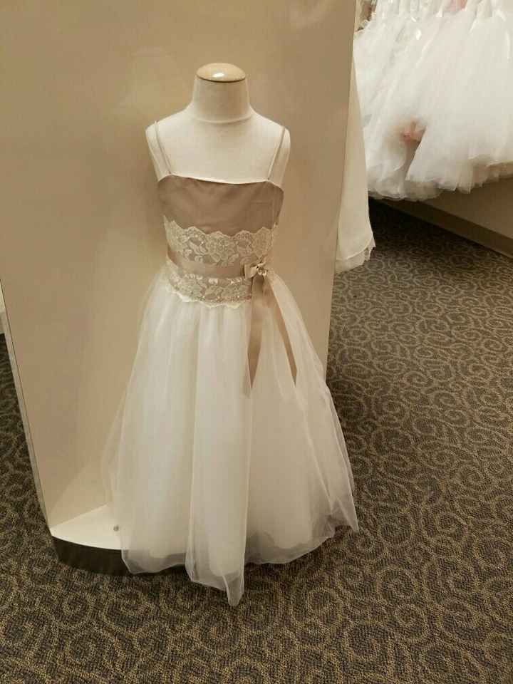 too  much lace in the bridal party?