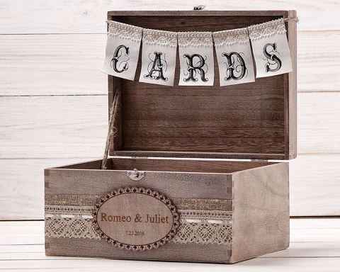 Rustic Wedding Card Box