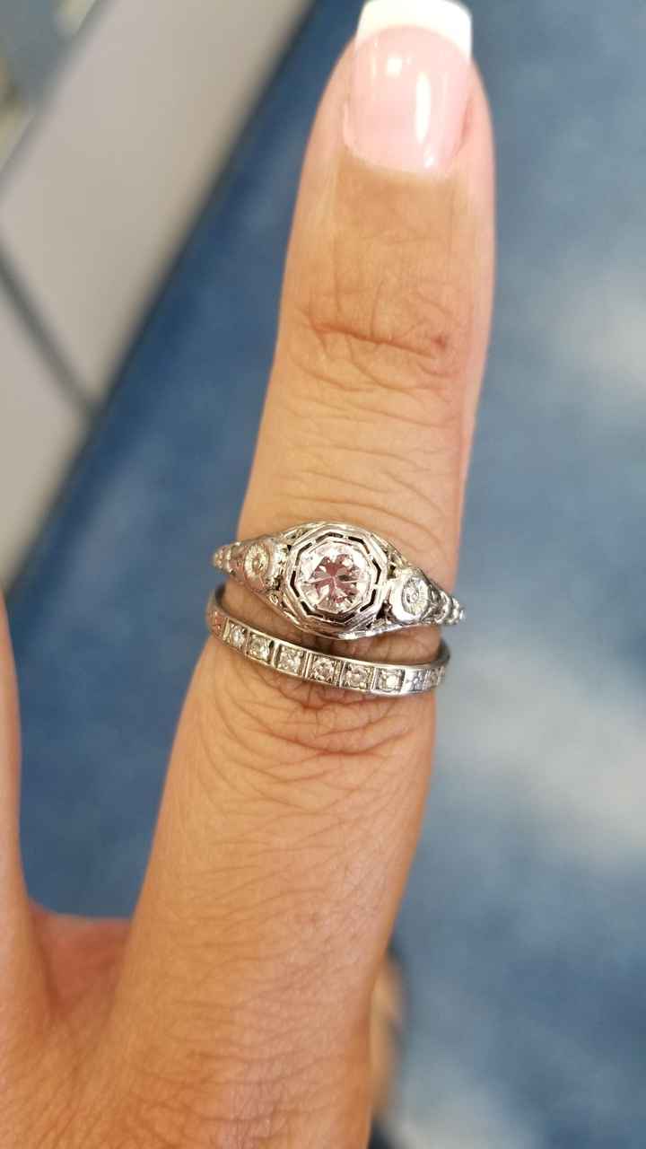 Anyone's ring an antique/estate sale/vintage? - 1