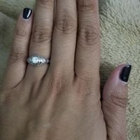Antique engagement ring - 1