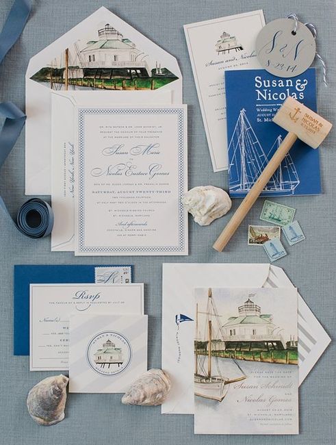 Invitations: Tropical or Nautical? 2
