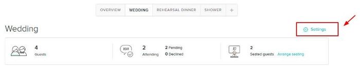 Guest List: Edit Event Settings