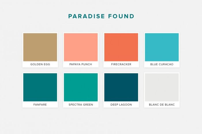 WeddingWire & the Pantone Color Institute present... the top color palettes of 2019! 5