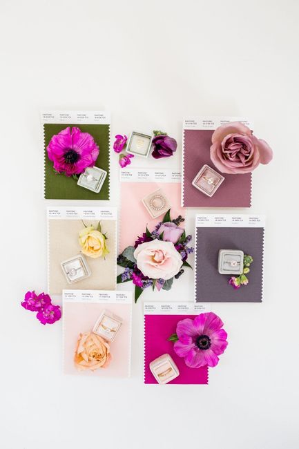 WeddingWire & the Pantone Color Institute present... the top color palettes of 2019! 15