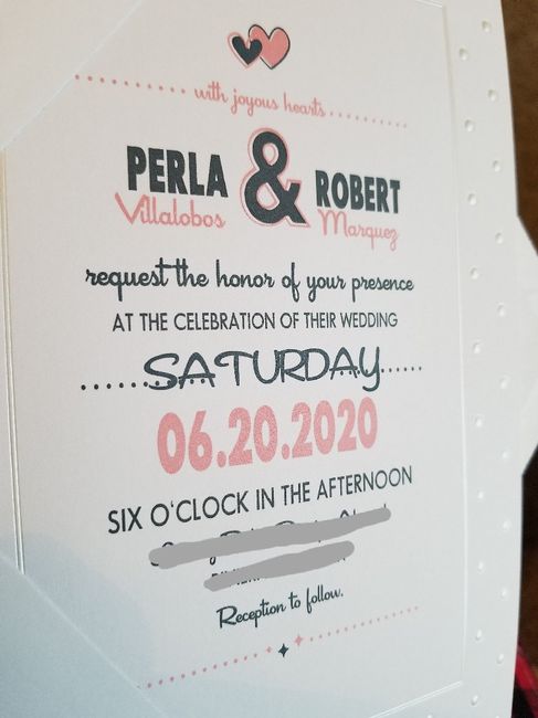 Wording the date on the invite - 1