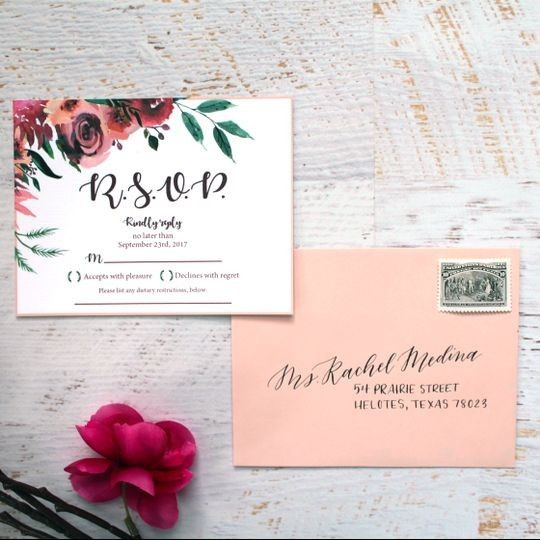 Never have I ever.... forgotten to RSVP to a wedding 1