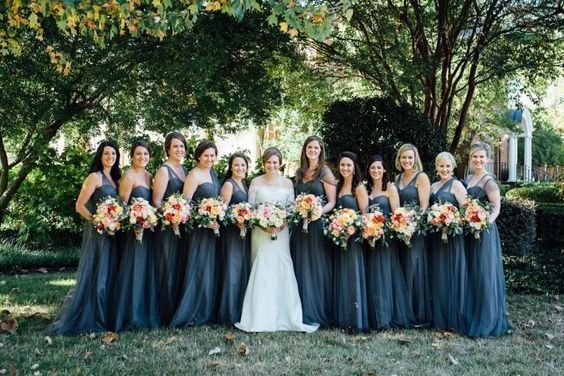 Short or Long Bridesmaids Dresses? 1