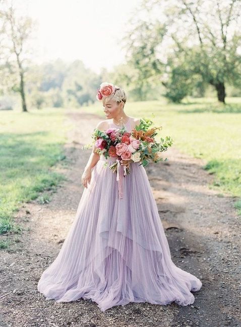 Wedding Dress - White or Colorful? 2