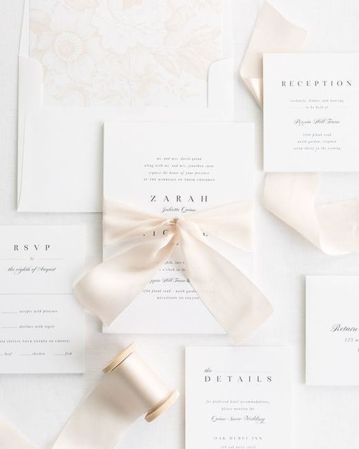 Invitations - White or Colorful? 1