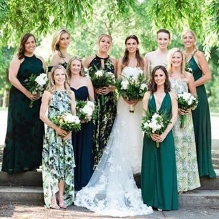 Bridesmaids Dresses - Matching or Mixing It Up? 2