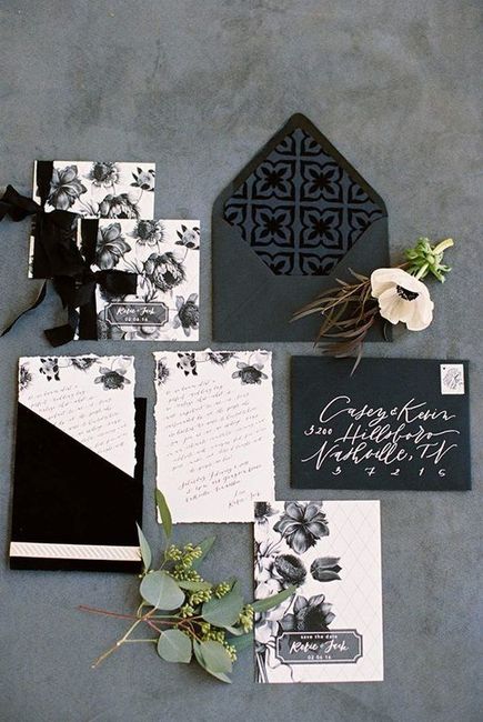 Favorite Black Wedding Invitations? 2