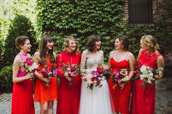 Which came first? Wedding Dress or Bridesmaids Dresses? 1