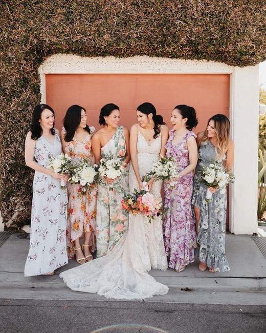 Floral Bridesmaid Dress Trend - Into It or Over It? 1