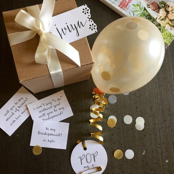 Bridal Party Proposal/gift Boxes 4