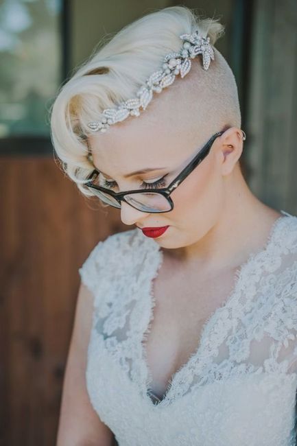 Bridal hairstyle for undercut? 1