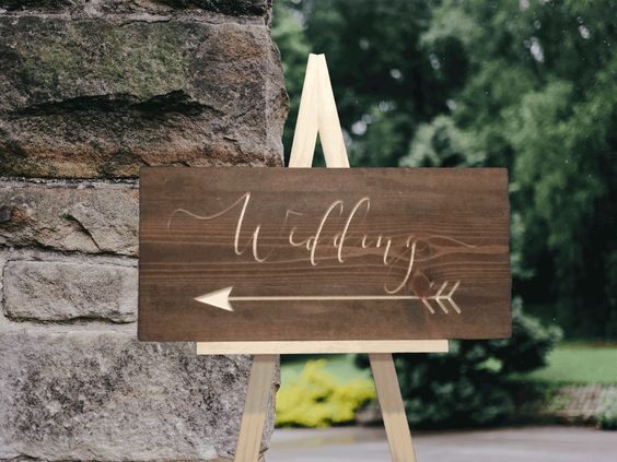 Ceremony Direction Sign 2