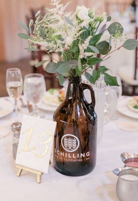 Growlers or lanterns or both centerpieces 4