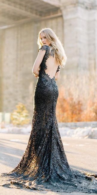 Show me dark lace over nude/ivory dress options 6