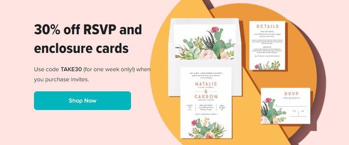 WeddingWire Invitations Promo!! 💌 1