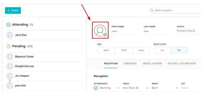 Guest List - Visual Plus One