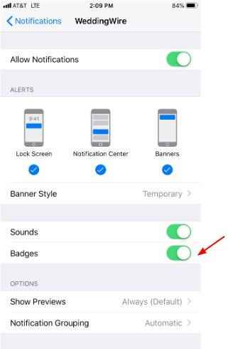 Unread Notifications App Badge Counter