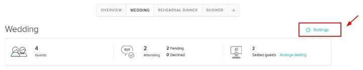 Guest List: Edit Event Settings