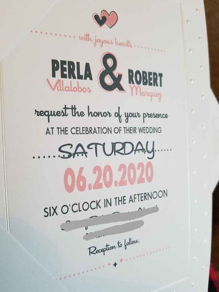 Wording the date on the invite - 1