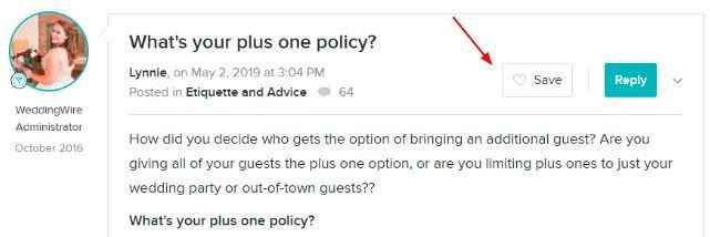 Save Forum Discussion to Favorites