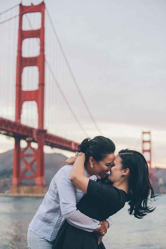 Golden Gate Bridge Engagement Picture