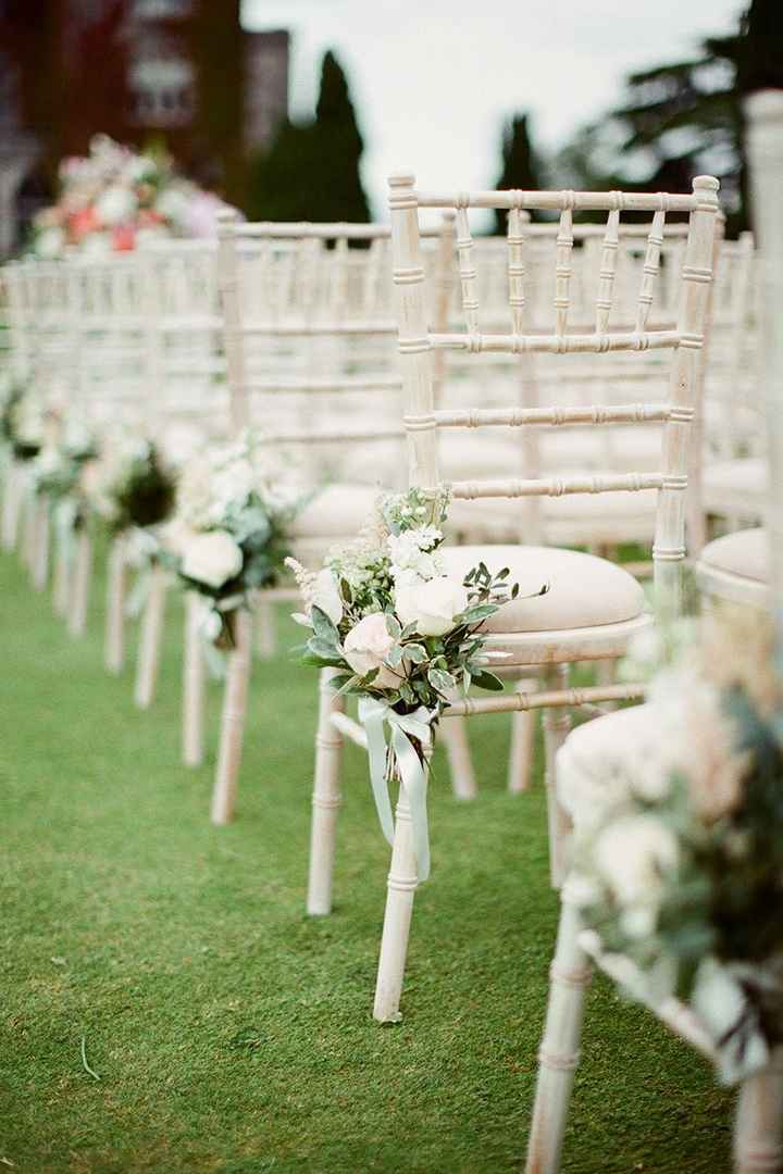 Ceremony chair decorations! - 4