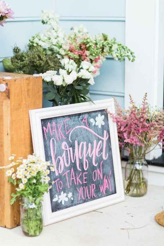 Bridal shower with Take Away Bouquet Stand? - 2