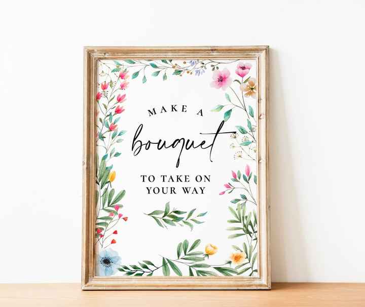Bridal shower with Take Away Bouquet Stand? - 3