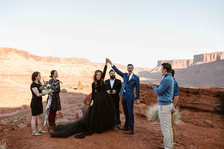 Bride In Black, what color should the Bridesmaids wear? - 3
