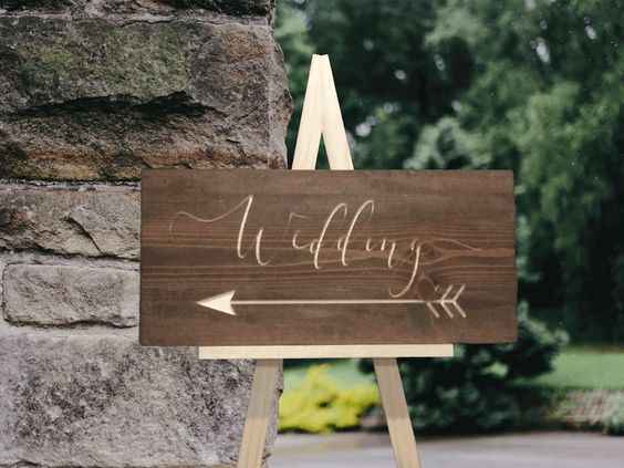 Ceremony Direction Sign - 2