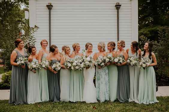 Sage Bridesmaid Dresses - 3