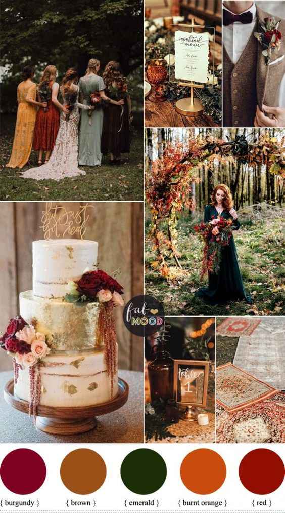 Davids Bridal colors Sienna & Gem - 4