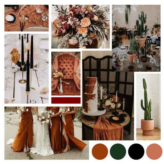 Davids Bridal colors Sienna & Gem - 5