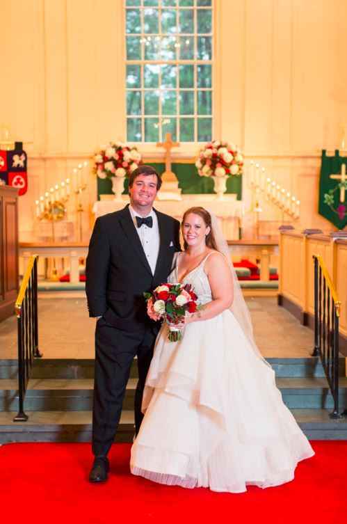 Church Wedding With Red Carpet - 2