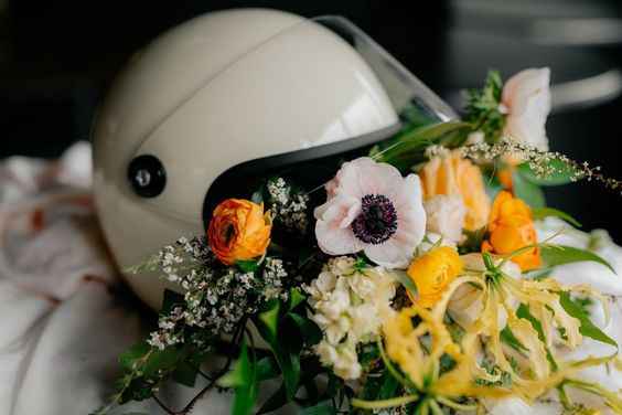 Copper and Sage classy Biker wedding - 3