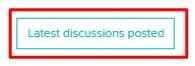 Latest Discussions Posted