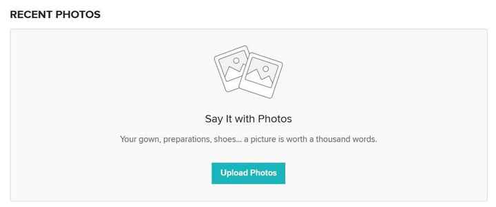Add photos directly to your profile page: